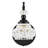  1-Light Vintage Vanity Light Fixture with Flower Crystal Glass Shade-382182633