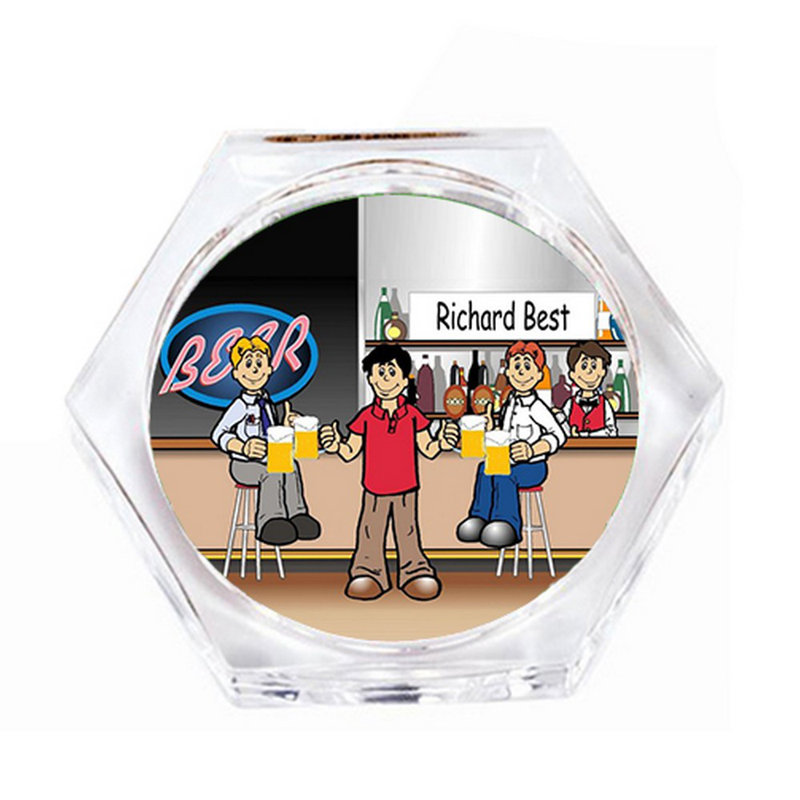 Ensemble de 4 verres à bière personnalisés, Oui