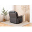 Fauteuil inclinable électrique en cuir Jesseca-453391812