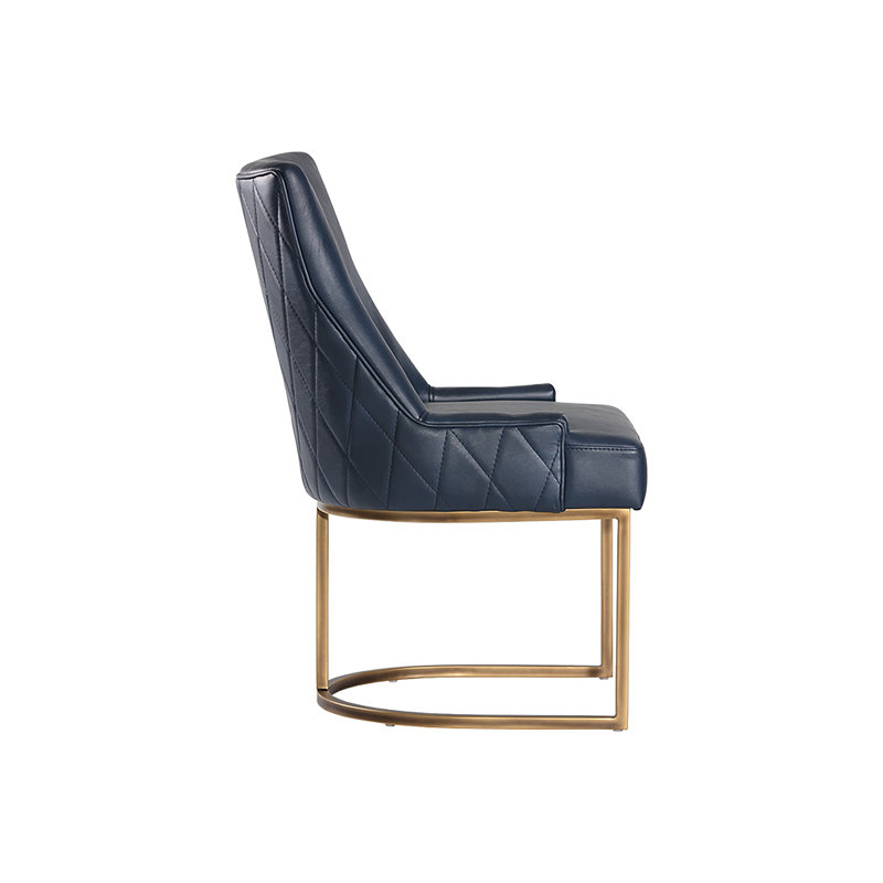 Florence Upholstered Dining Chair, Blue