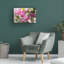 "Face à l'intérieur de la pivoine fuchsia dans la glace" par Elizabeth Bruders - impression sur toile tendue-413900219