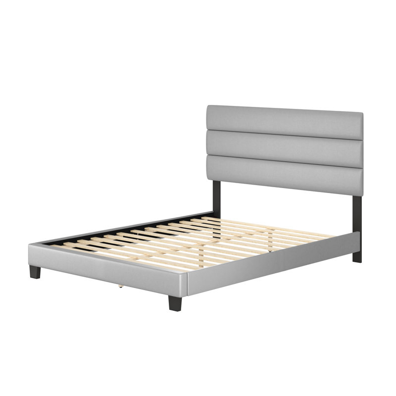 Base de lit tapissier Boyd Sleep Piedmont, Double, Gris