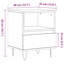 Ebenier 40cm W Manufactured Wood Bedside Table-283007486-299519615