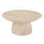 Fluted Modern Wabi Sabi Round Cocktail Table-138200582