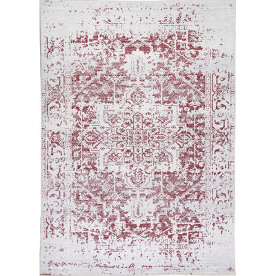 Jasik Washable Abstract Indoor Rug