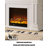 American-style decorative fireplace core cabinet, electric fireplace core with simulated fire-252830144