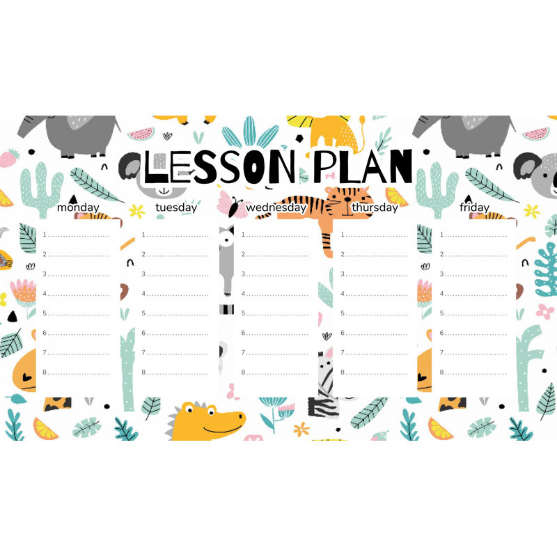 Magnetic Lesson Plan Zoo Adventure