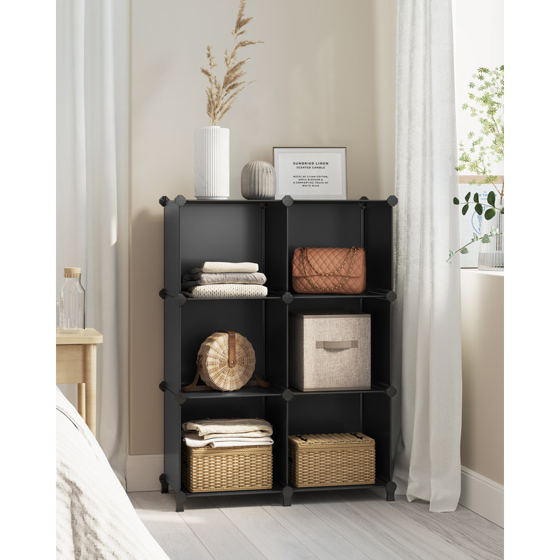 6 Pair Stackable Shoe Storage Cabinet