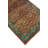 One-of-a-Kind 3'10" x 9'10" 1980s Runner Wool Area Rug in Brown and Green