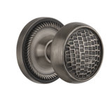 Rope Rosette with Craftsman Door Knob