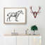 Horse with a Saddle by Jean Bernard - Framed Print-55579128-55579126