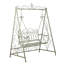 Durable Metal Garden Swing Bench – Sturdy and Comfortable Swing Chair for Backyard, Patio, or Outdoor Leisure-1658348832