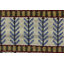 Tapis bleu / brun en laine noué à la main Ltoya