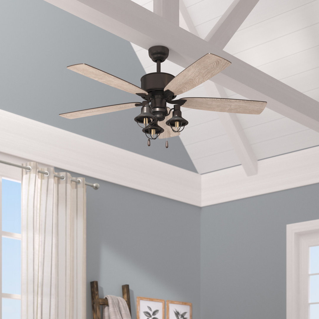 Jacksonville 52'' Ceiling Fan with Light Kit Gracie Oaks 