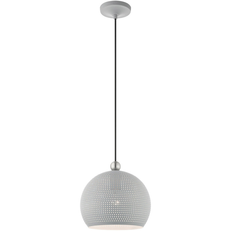 Luminaire suspendu en dome à 1 lumière