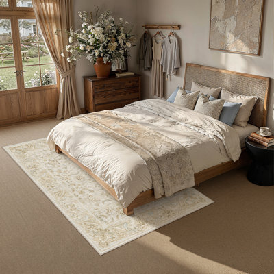 Nestiva Oriental Machine Washable Area Rug