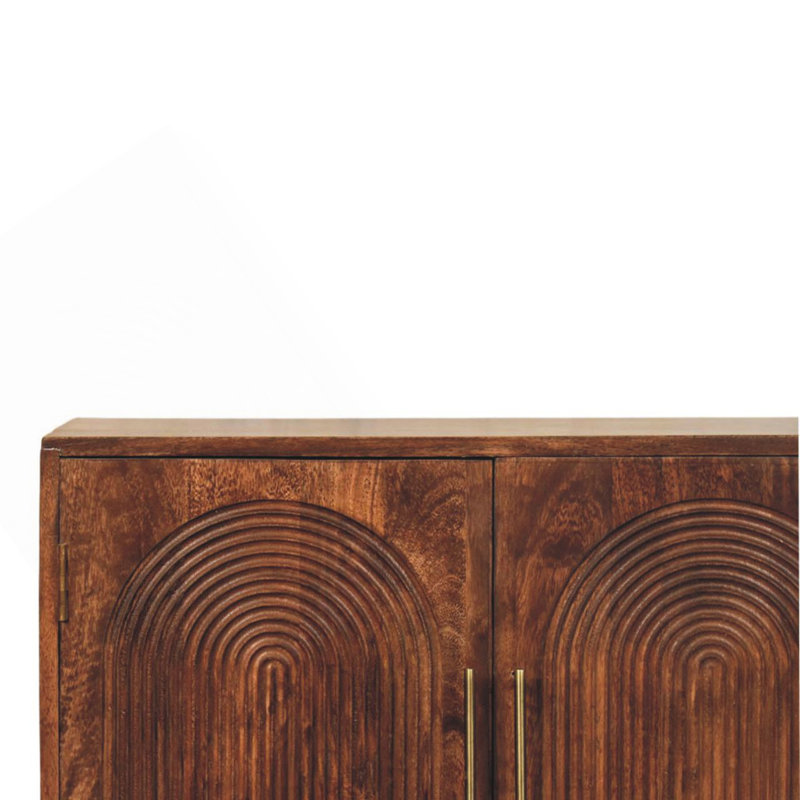 Buffet Woodarco Groove, 2 portes, brun