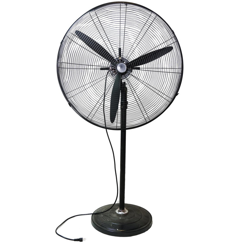 Ventilateur industriel sur pied à 30 vitesses à hauteur réglable 30 po