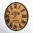 Sirena Wood Round Farmhouse Style Wall Clock