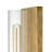 Cala Glass and Steel Armed Sconce-55175315