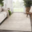 Hand Knotted Wool Geometric Area Rug in Beige-1678818384