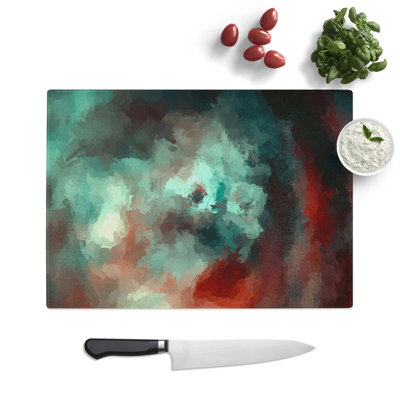 Tempered Glass Remember the Flowers Chopping Board