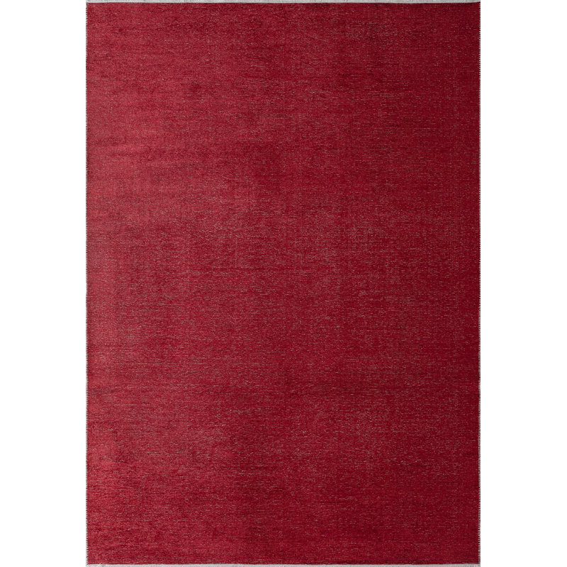 Rapture Area Rug in Red, Rectangle 9'10" x 14'