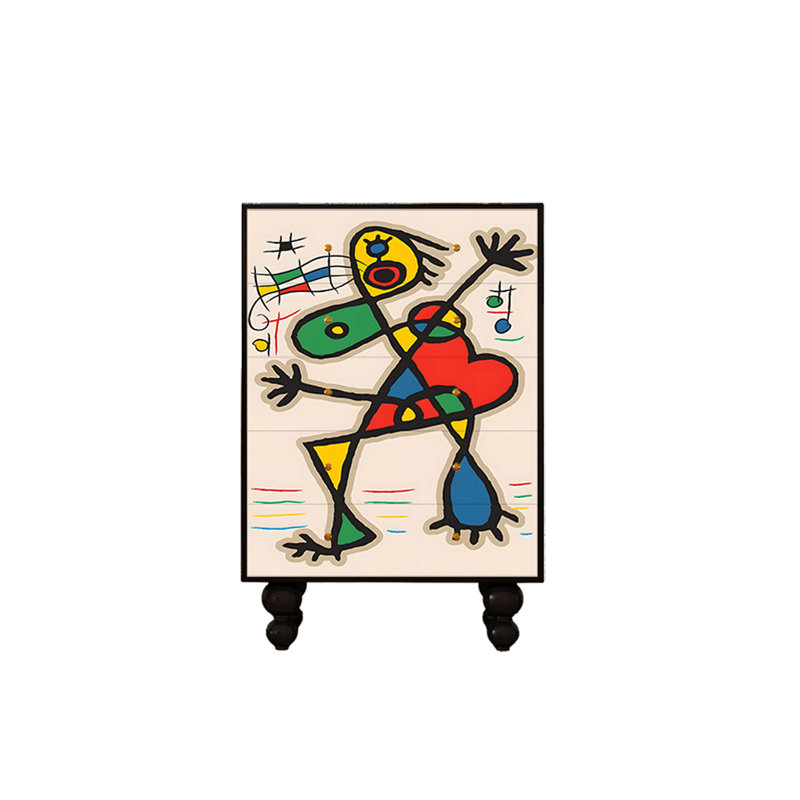 Modern  Five  Drawer Wooden Storage Chest
