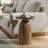 Holloway Round Wood Side Table-108891654