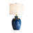 22.5in Ceramic Table Lamp With Drum Shade-1514481186