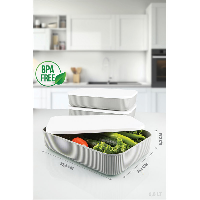 Durable Plastic Storage Box, 14.0 x 3.3 x 14.7 inches | 100% Heavy-Duty Plastic, Ideal for Organizing Home & Office | Space-Saving Design, Stackable, Easy to Clean, Perfect for Toys, Clothes & More