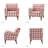 Arching Upholstered Armchair-1625562475