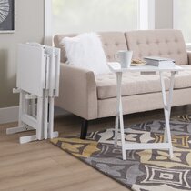 PIOJNYEN Acrylic Folding Tray Table, Clear Plastic Acrylic Folding Table,  Living Room Folding Table for Living Room, Bedroom, Dorm Room Laptop