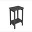 Chaise Adirondack pliante avec table d'appoint, ensemble de chaises Adirondack 3 pièces à texture de bois (comprend 2 chaises et 1 table)-87896083