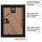 Americanflat Gallery-Style Deep Moulding Picture Frame with Mat to Secure Artwork, Prints, and Photos-100639255