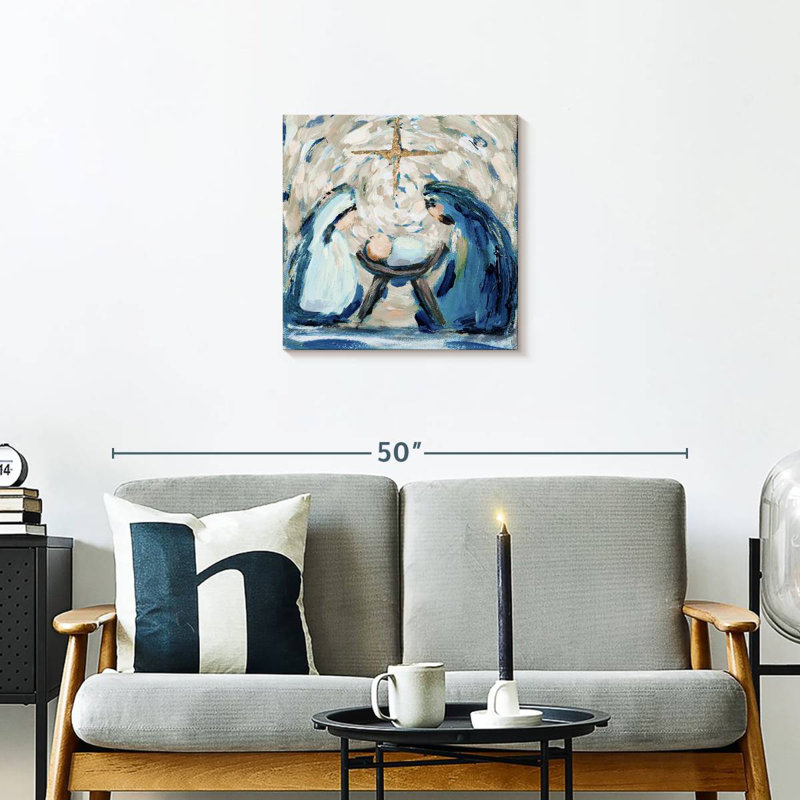 Adella Let Us Adore Him, 20" H x 20" W