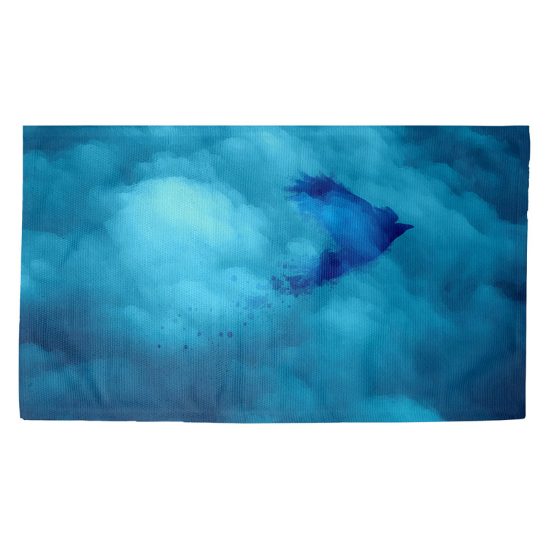 Tapis d’intérieur pour l’oiseau et le ciel Fawcett, Rectangle 5 pi 4,5 po x 7 pi 2 po