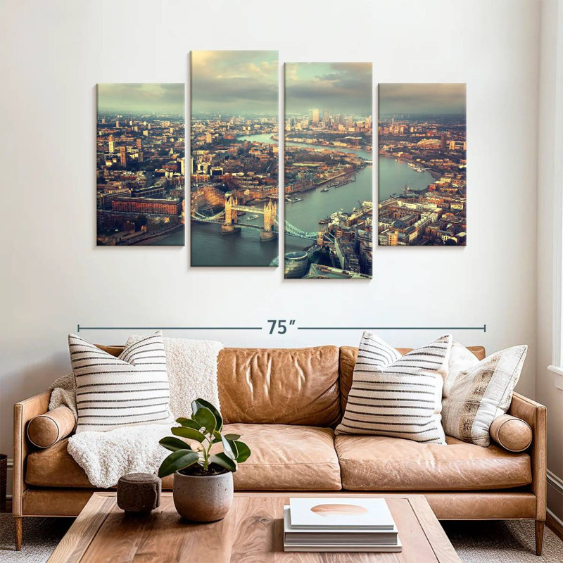 Nicci London, matin nuageux, H 42 po x l 68 po