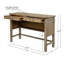 Table d'appoint avec 2 tiroirs
