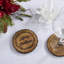 Ensemble de sous-verres en bois de manguier Merry Christmas (ensemble de 4)