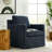Serene Fabric Slipcovered Swivel Armchair-101323733