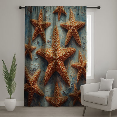 Rideaux texturés, voilages et voilages Starfish