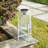 14.25"H Metal Mesh Solar Powered Outdoor Lantern With Stand-96751993