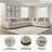 Burnley 4-Piece Sectional