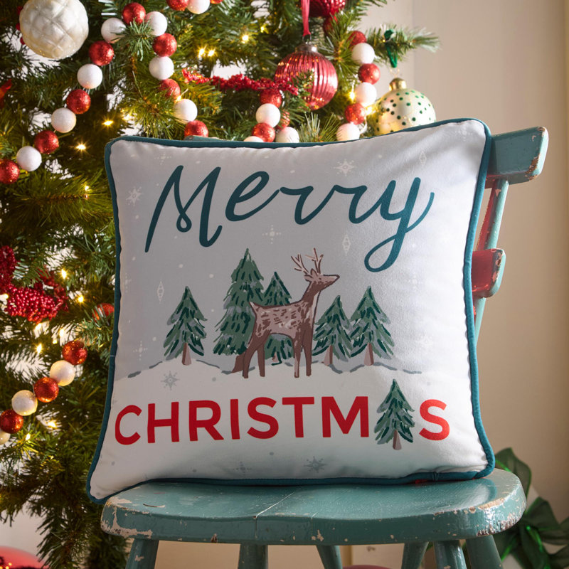 Green Square Cushion