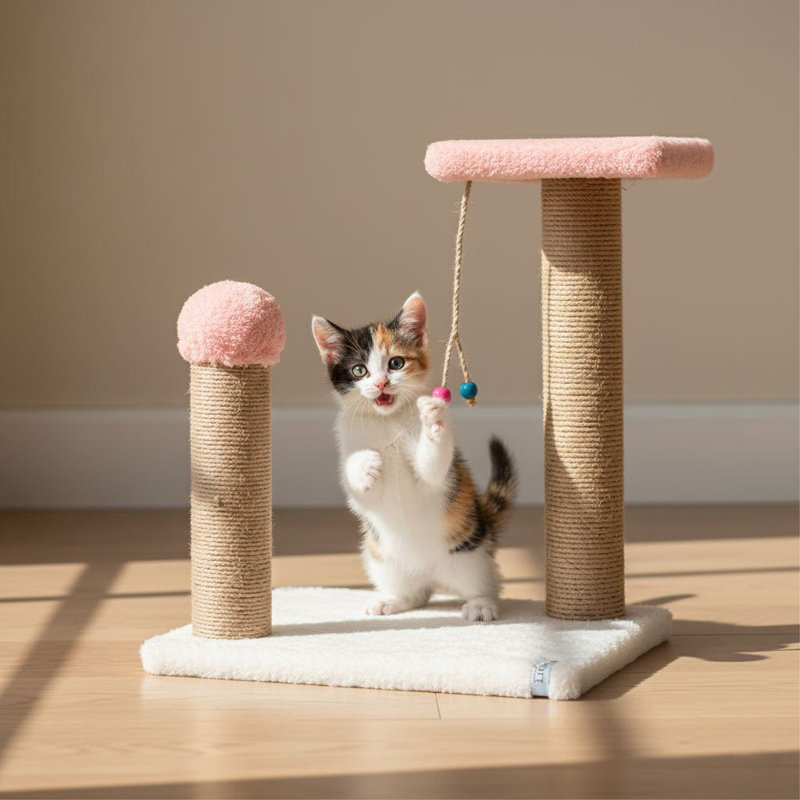 Grattoir pour chat, Rose