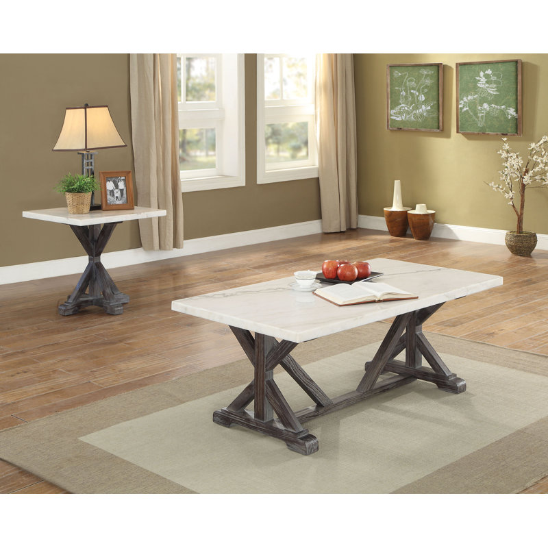 Muldoon Marble Top End Table