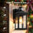 Adjustable Sensitivity & Brightness Motion Sensor Outdoor Wall Lights with GFCI Outlet