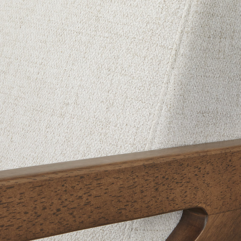 Parkhurst Upholstered Armchair, Beige Polyester