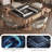 Solid Wood Multifunctional Dining & Mahjong Table with Heating Function for Chinese Rules
